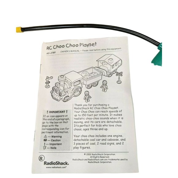 Radio Shack Radio-Controlled Choo Choo Playset COMPLETE W/Original Box-From 2002 - Picture 7 of 9